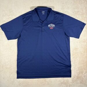 Adidas 2013 New Orleans Pelicans Golf Polo‎ X-Large Embroidered Logo